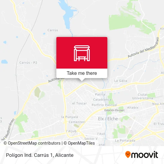 Polígon Ind. Carrús 1 map