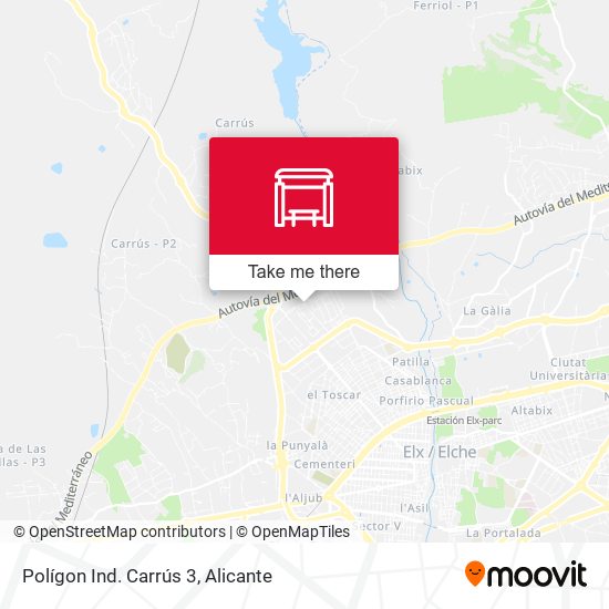 Polígon Ind. Carrús 3 map