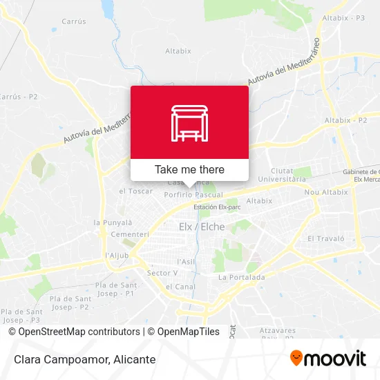 Clara Campoamor map