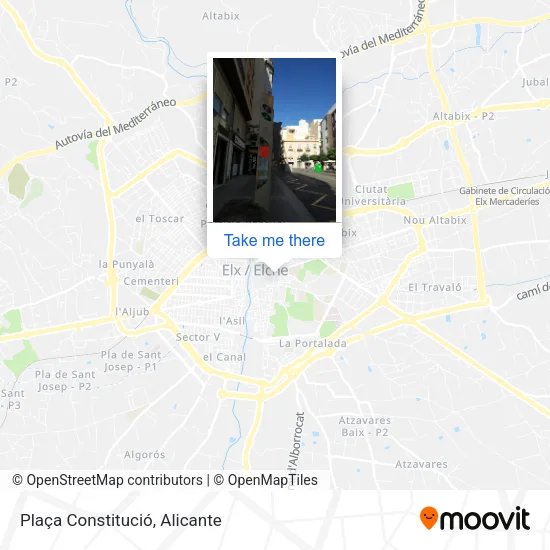 Plaça Constitució map