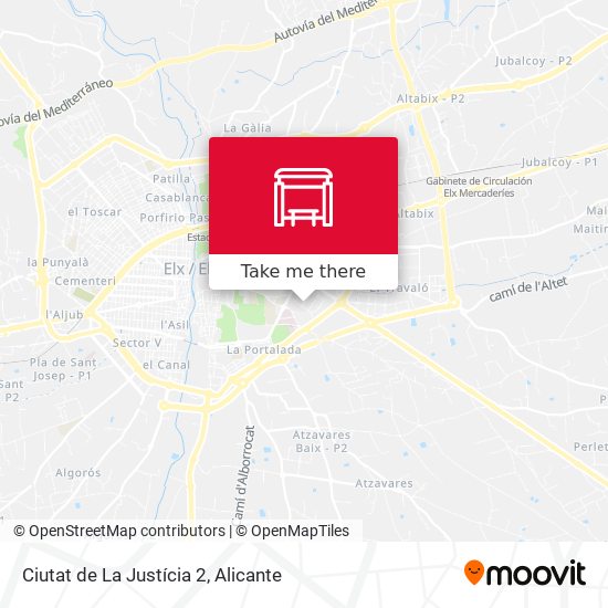 Ciutat de La Justícia 2 map