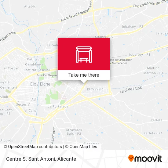 Centre S. Sant Antoni map