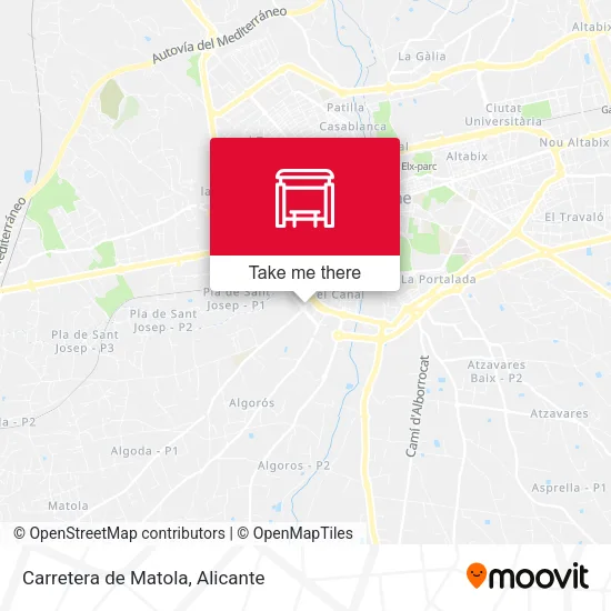 Carretera de Matola map
