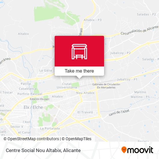 Centre Social Nou Altabix map