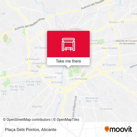 Plaça Dels Pontos map