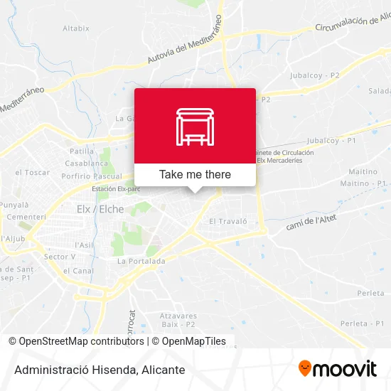 Administració Hisenda map