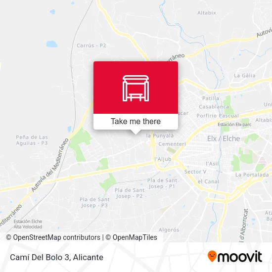 Camí Del Bolo 3 map