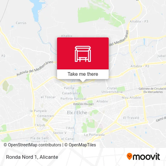 Ronda Nord 1 map