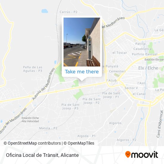 Oficina Local de Trànsit map