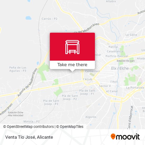 Venta Tío José map