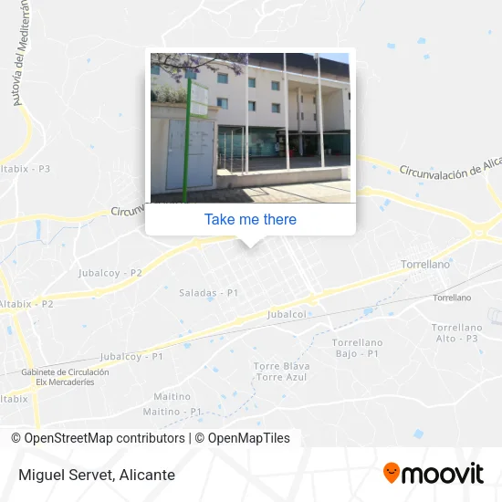 Miguel Servet map