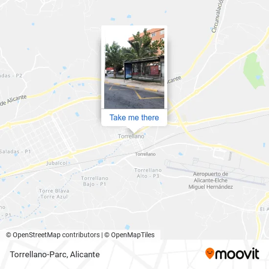 Torrellano-Parc map
