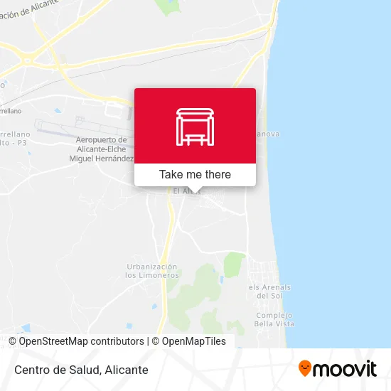 Centro de Salud map