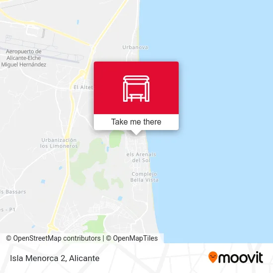 mapa Isla Menorca 2