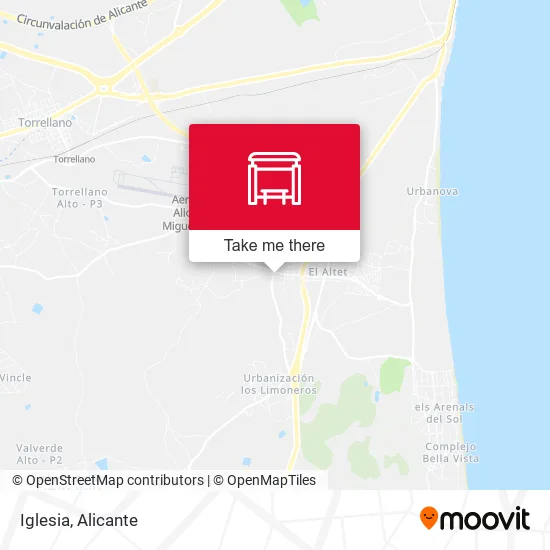 Iglesia map