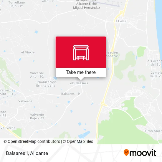 mapa Balsares I