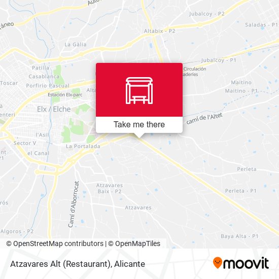 Atzavares Alt (Restaurant) map