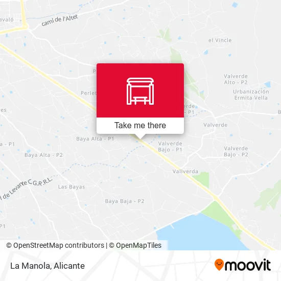 La Manola map