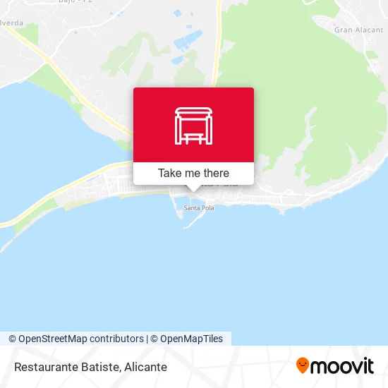 Restaurante Batiste map