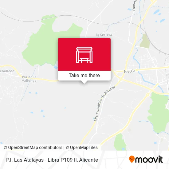 P.I. Las Atalayas - Libra P109 II map