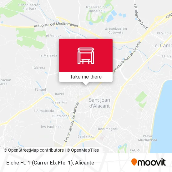 Elche Ft. 1 (Carrer Elx Fte. 1) map