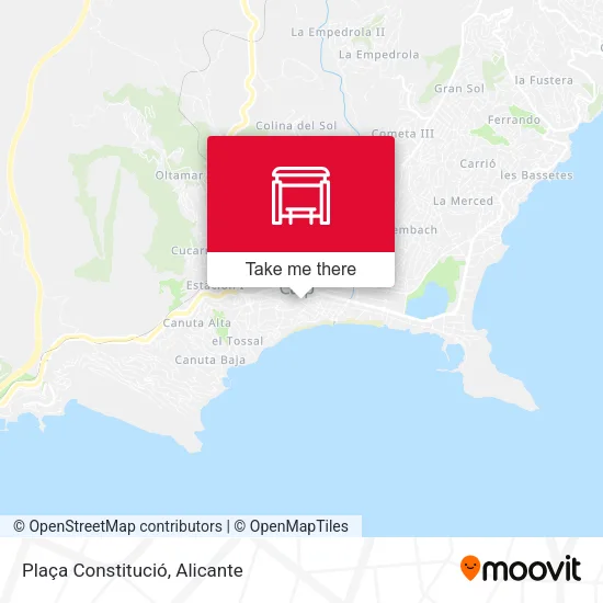 Plaça Constitució map