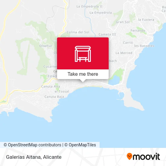 Galerías Aitana map