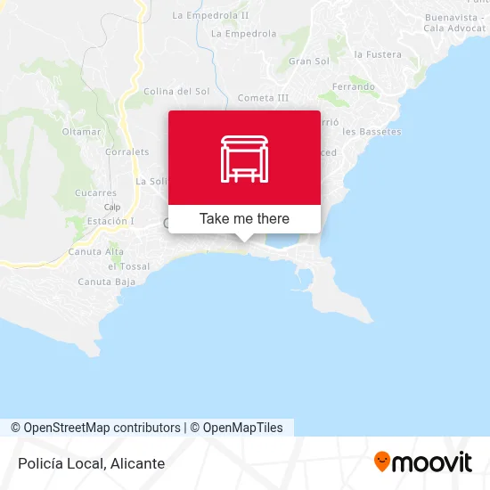 Policía Local map