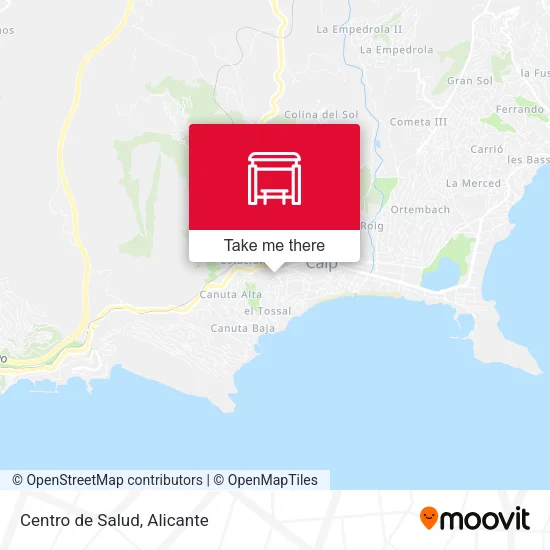 Centro de Salud map