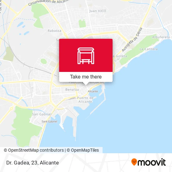 mapa Dr. Gadea, 23