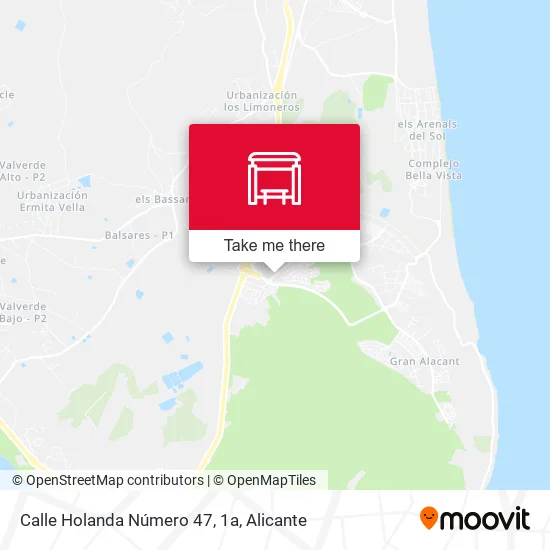 Calle Holanda Número 47, 1a map