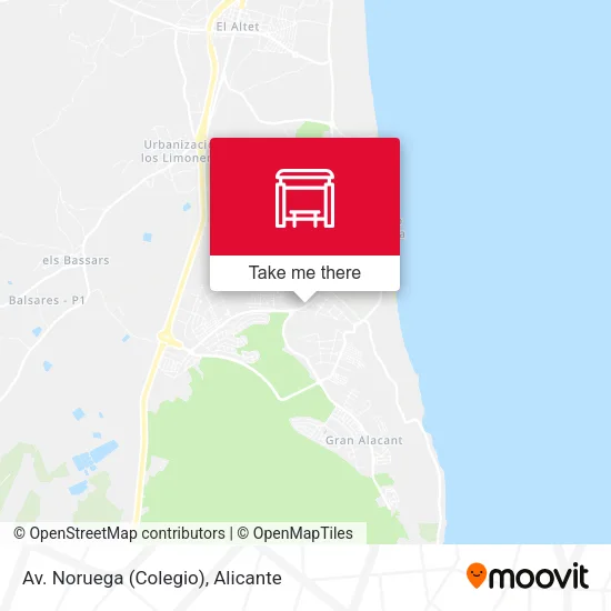 Av. Noruega (Colegio) map