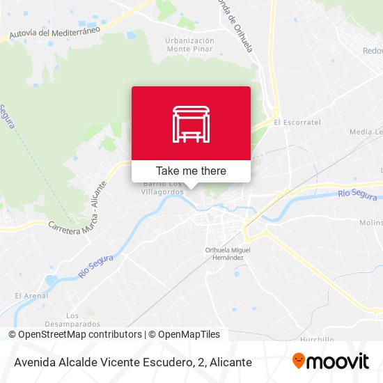 Avenida Alcalde Vicente Escudero, 2 map