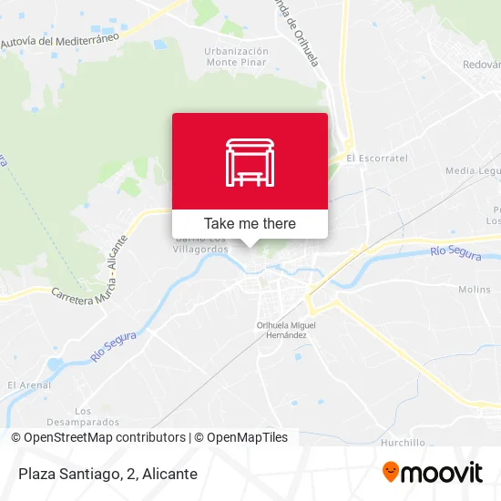 Plaza Santiago, 2 map
