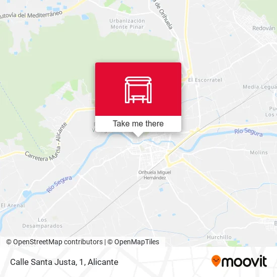 Calle Santa Justa, 1 map