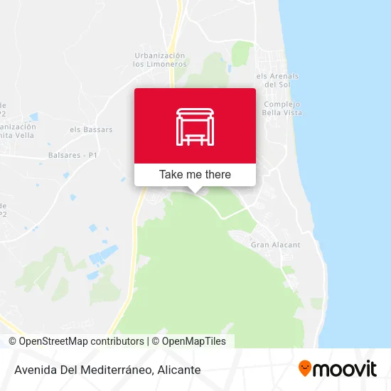 Avenida Del Mediterráneo map