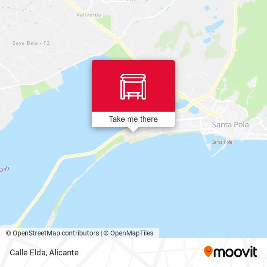 Calle Elda map