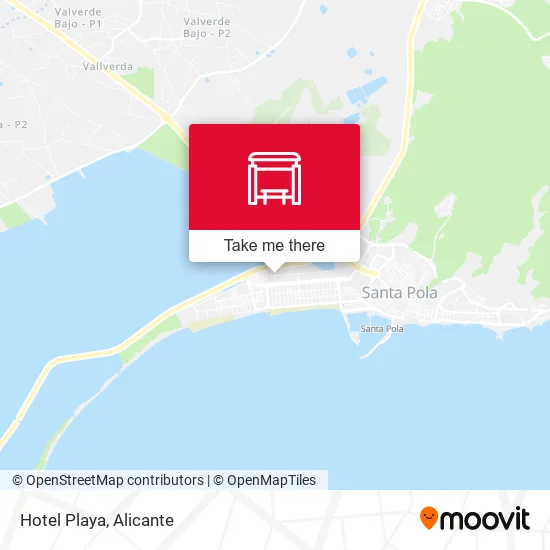 Hotel Playa map