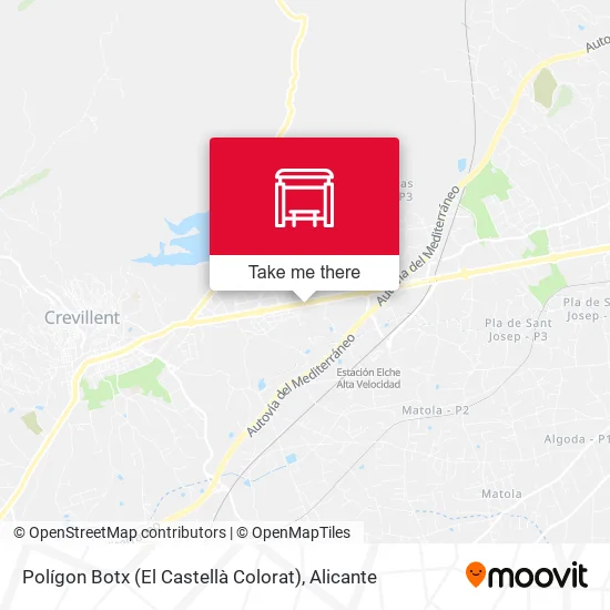 Polígon Botx (El Castellà Colorat) map
