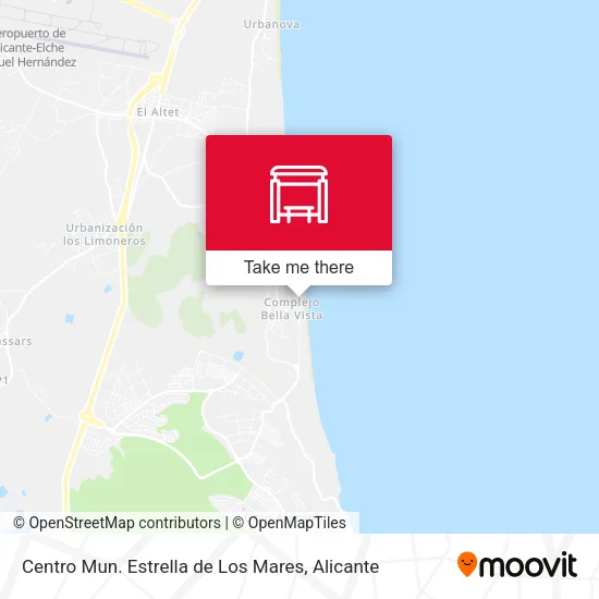 Centro Mun. Estrella de Los Mares map