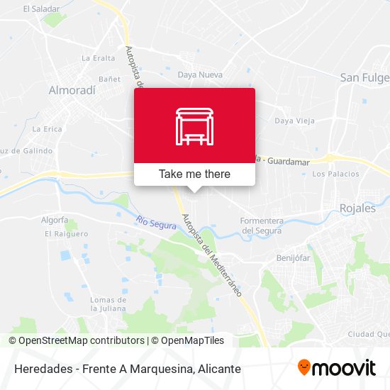 Heredades - Frente A Marquesina map