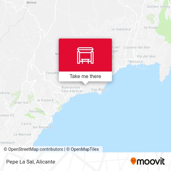 Pepe La Sal map