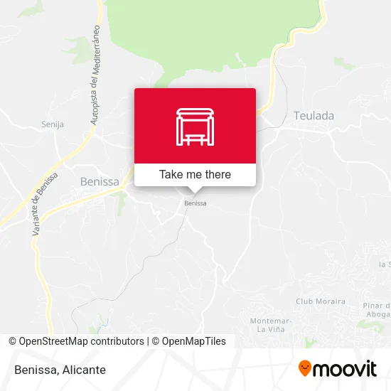 Benissa map