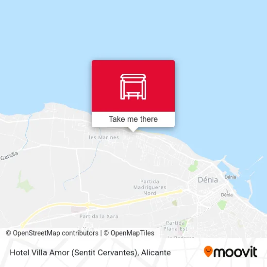 Hotel Villa Amor (Sentit Cervantes) map