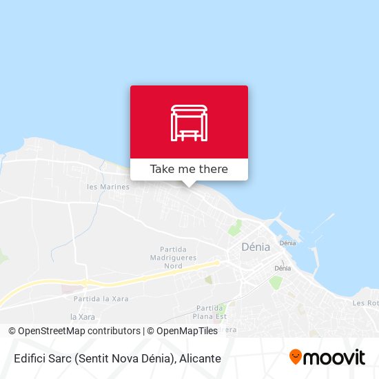 Edifici Sarc (Sentit Nova Dénia) map