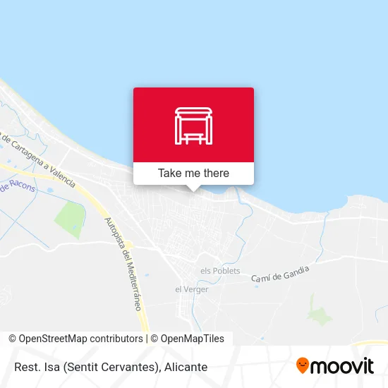 Rest. Isa (Sentit Cervantes) map