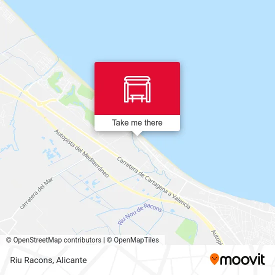 Riu Racons map