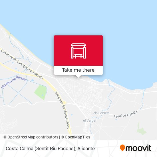 Costa Calma (Sentit Riu Racons) map