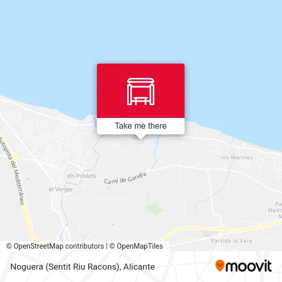 Noguera (Sentit Riu Racons) map