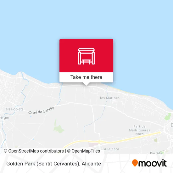 Golden Park (Sentit Cervantes) map